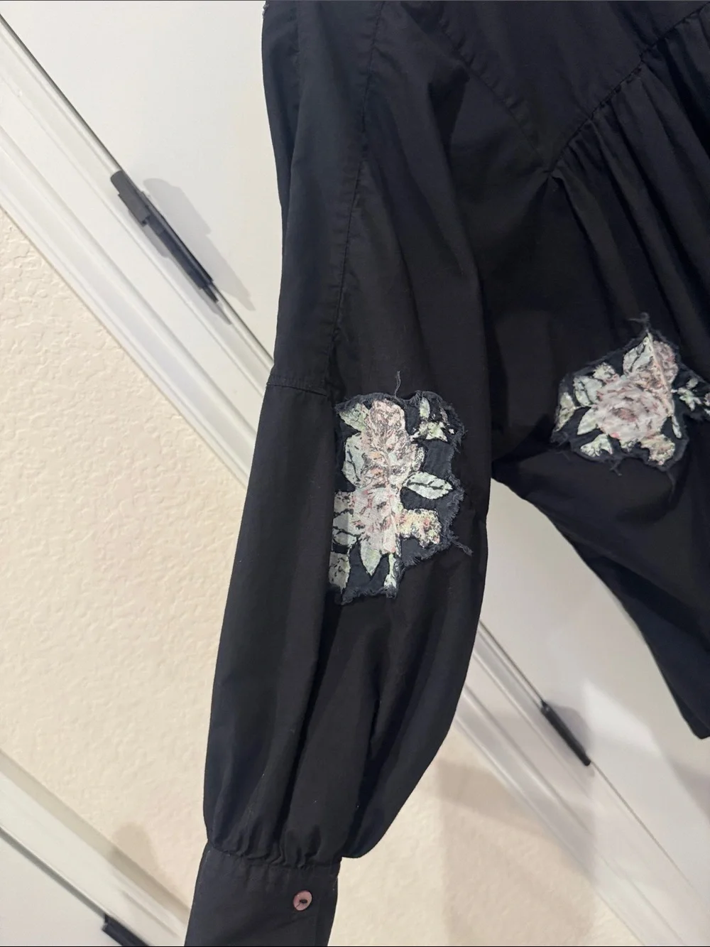 Free People Black Mari Tunic Size XS